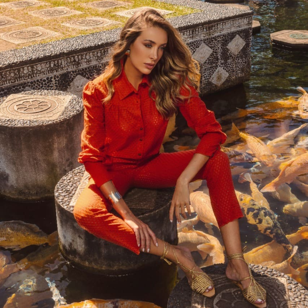 Calça Laise Terracota