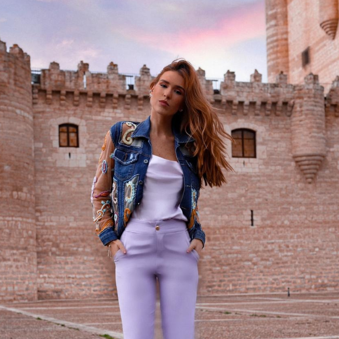 Jaqueta Jeans Paisley