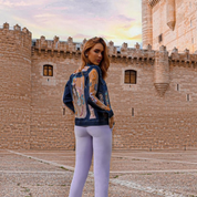 Jaqueta Jeans Paisley