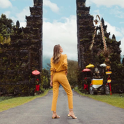 Calça Laise Mostarda