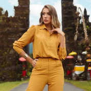 Camisa Laise Mostarda