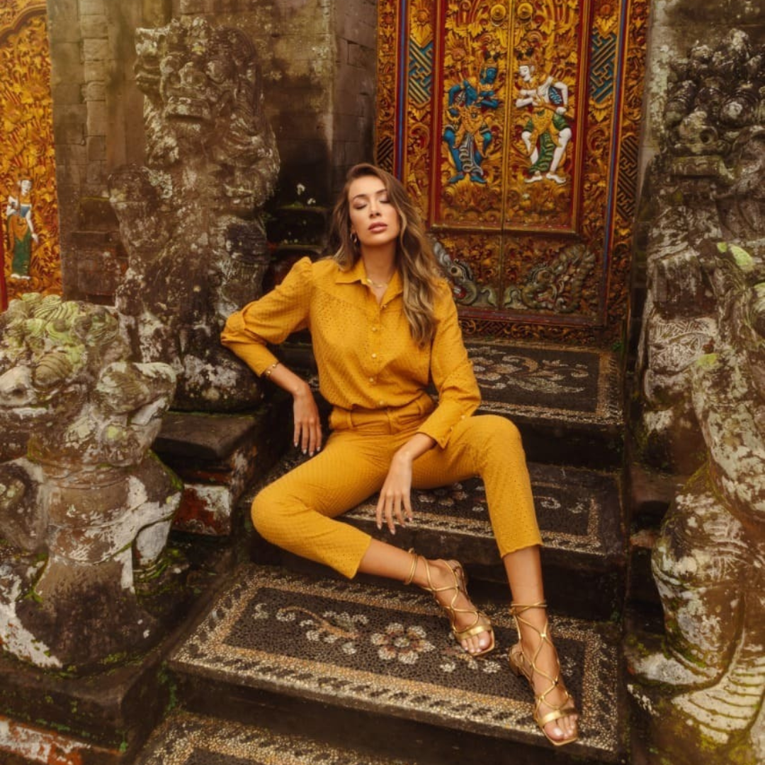 Camisa Laise Mostarda