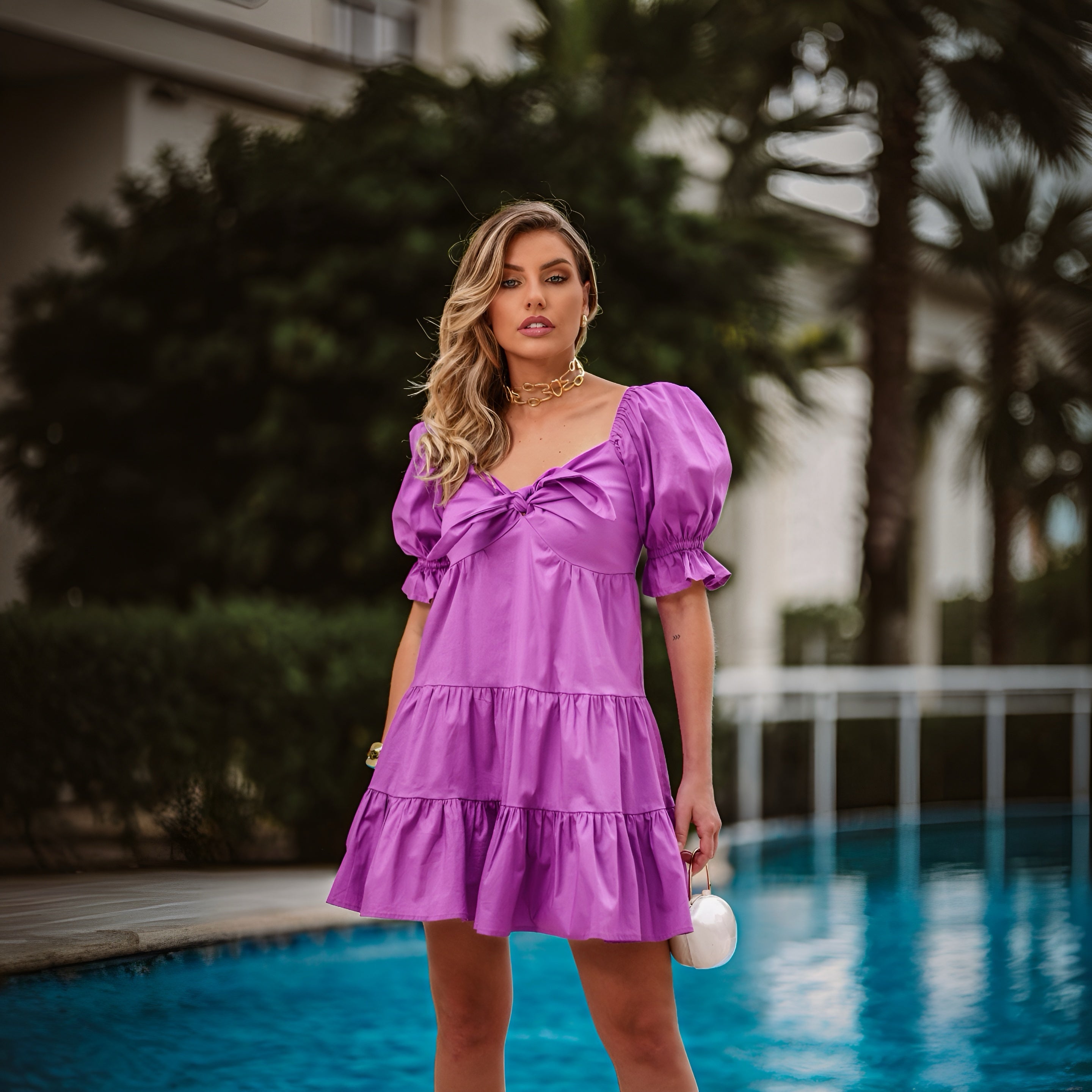 Vestido Maya Roxo