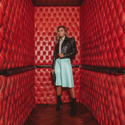 Jaqueta Pregas Couro