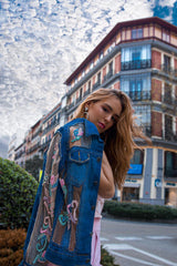 Jaqueta Jeans Tons Pastéis