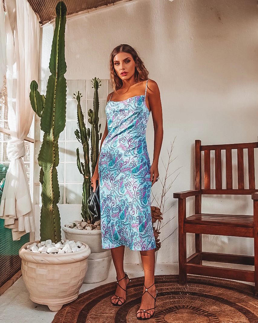 SLIPDRESS MÉXICO AZUL